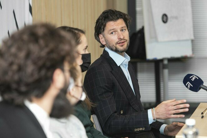 Lietuvos badmintono federacijos spaudos konferencija ir treniruotė | Pauliaus Peleckio / BNS foto nuotr.