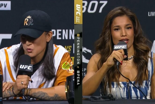 Raquel Pennington ir Julianna Pena | „Stop“ kadras