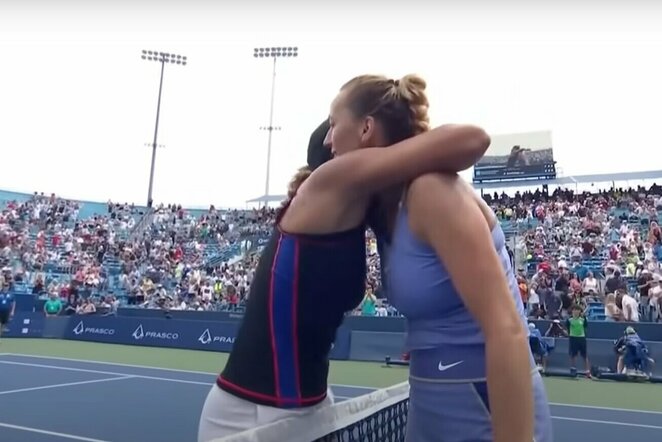 Madison Keys ir Petra Kvitova | „Stop“ kadras