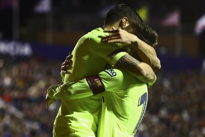 „Levante“ – „Barcelona“ rungtynių akimirka  | Scanpix nuotr.