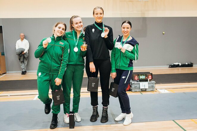 Varžybų prizininkės | Modesto Gailiūno nuotr.