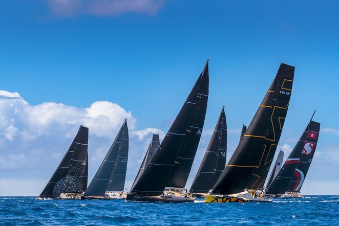Su didžiausiomis pasaulio jachtomis Viduržemio jūroje varžosi ir Lietuvos „Ambersail 2“ | Christophe Jouany nuotr.