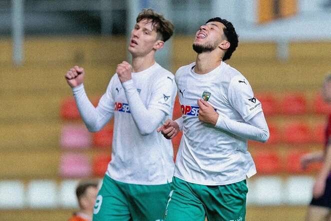 Romualdas Jansonas ir Amine‘as Benchaibas | Klubo nuotr.