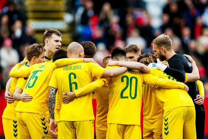 Lietuvos futbolo rinktinė | Elvio Žaidario nuotr.