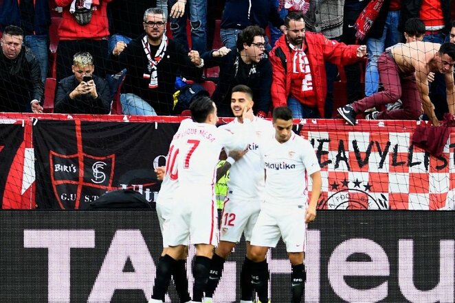 Sevilla – Valladolid rungtynių akimirka | Scanpix nuotr.