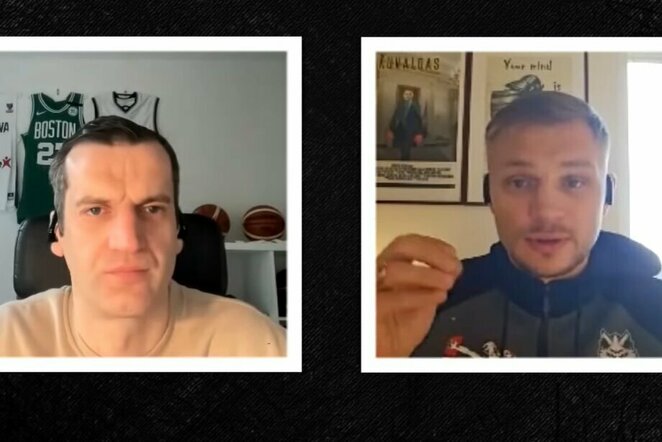 Benas Matkevičius ir Sergejus Maslobojevas | „Stop“ kadras