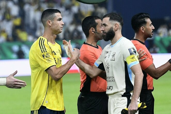 Cristiano Ronaldo ir Karimas Benzema | Scanpix nuotr.