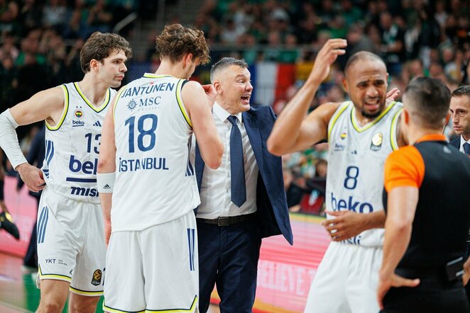 „Žalgiris“ – „Fenerbahče“ rungtynių akimirka | Eriko Ovčarenko / BNS foto nuotr.