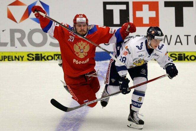 Rusijos ir Suomijos rinktinių rungtynės | Scanpix nuotr.