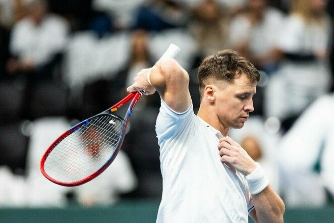 Ričardas Berankis prieš Zurą Tkemaladzę | Skirmanto Lisausko/BNS Foto nuotr.