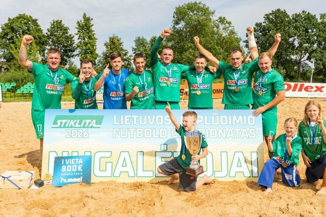 „Kauno Žalgirio“ paplūdimio futbolo ekipa | Klubo nuotr.