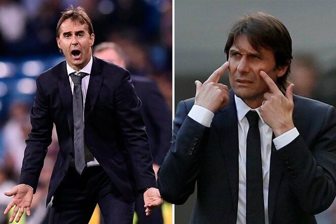 J.Lopetegui ir A.Conte | Scanpix nuotr.