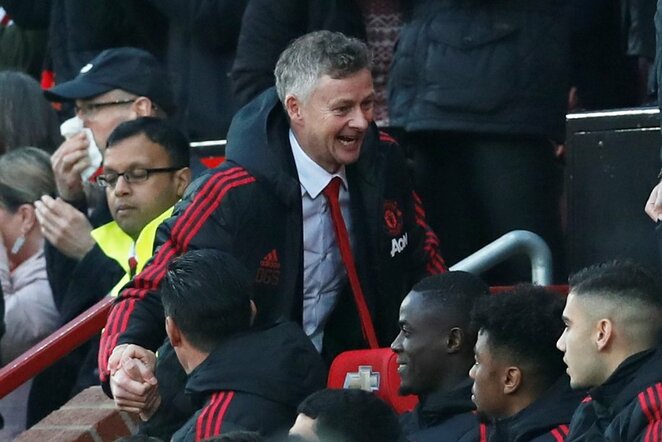 „Manchester United“ – „Huddersfield Town“ rungtynių akimirka | Scanpix nuotr.