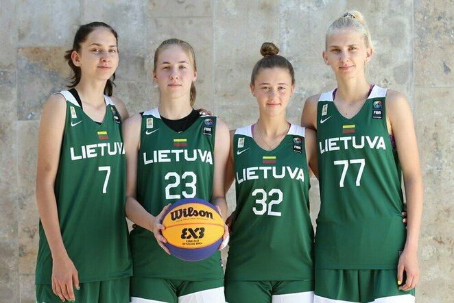 Lietuvos jaunių merginų 3x3 krepšinio rinktinė | Organizatorių nuotr.