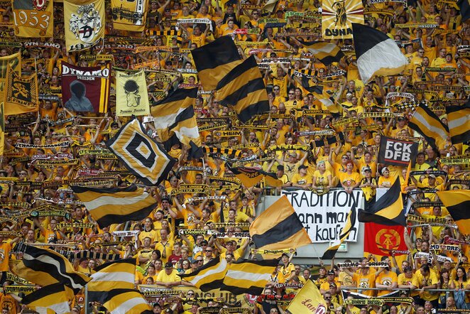 Dresdeno „Dynamo“ fanai | Scanpix nuotr.