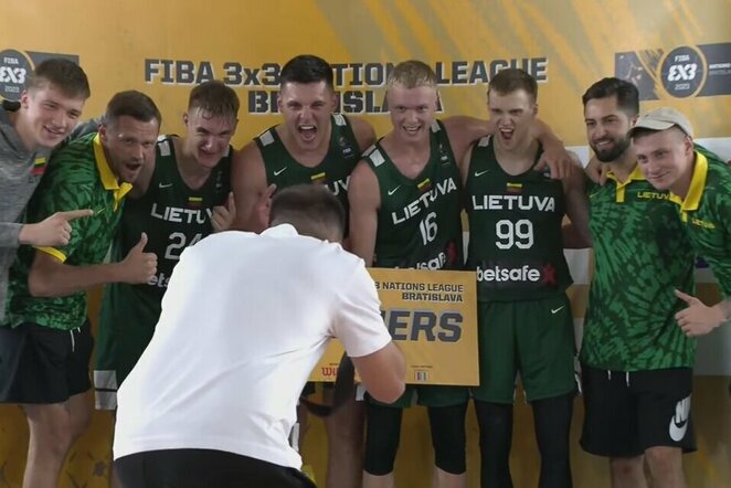 Lietuvos vaikinų 3x3 krepšinio rinktinė | FIBA nuotr.