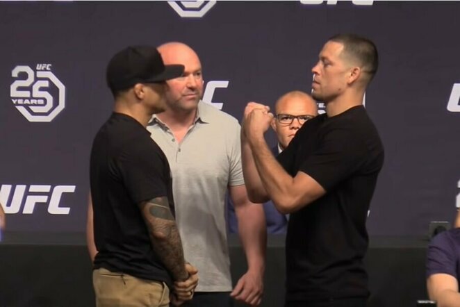 Dustinas Poirier ir Nate'as Diazas | Youtube.com nuotr.