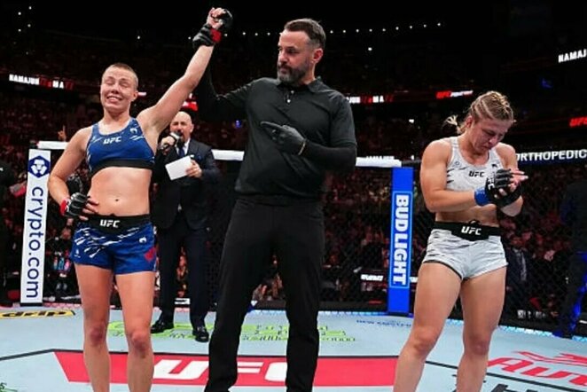 Rose Namajunas ir Miranda Maverick | Organizatorių nuotr.
