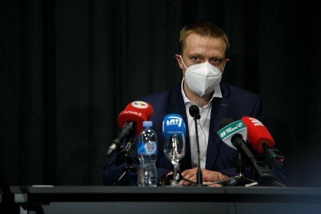 Pauliaus Motiejūno spaudos konferencija | Eriko Ovčarenko / BNS foto nuotr.