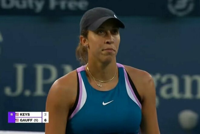 Madison Keys | „Stop“ kadras