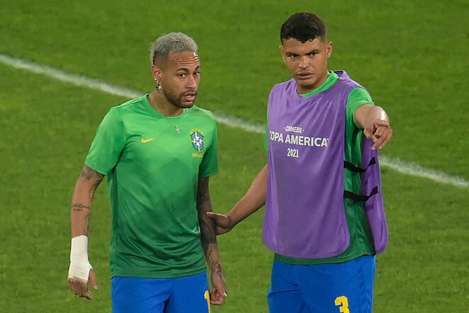 Neymaras ir Thiago Silva | Scanpix nuotr.