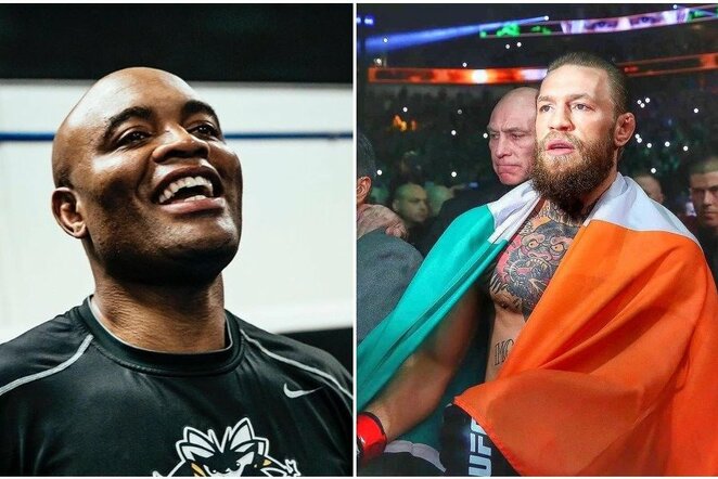 Andersonas Silva ir Conoras McGregoras | Instagram.com nuotr