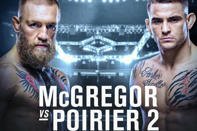 Conoras McGregoras ir Dustinas Poirier | Organizatorių nuotr.