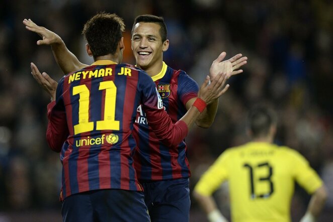 Neymaras ir Alexis Sanchezas | Scanpix nuotr.