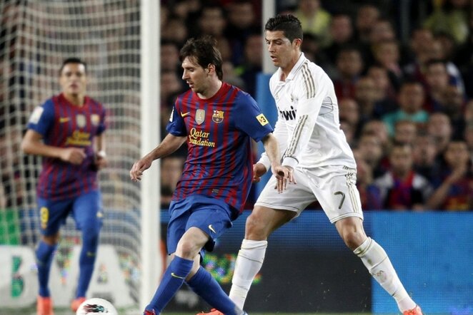 Epizodas iš „El Clasico“ rungtynių | Reuters/Scanpix nuotr.