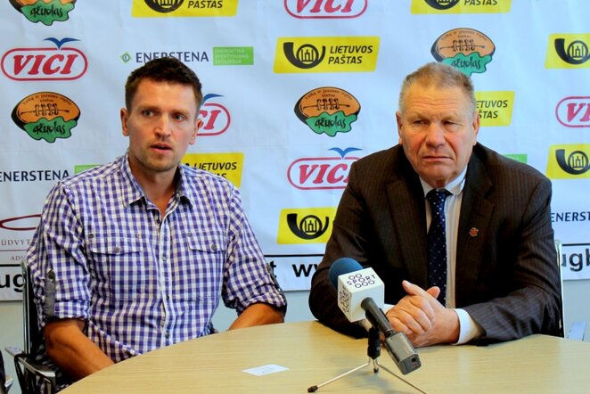 Linas Naujalis ir Vytautas Vasilenko | Sportas.lt/Dominyko Genevičiaus nuotr.