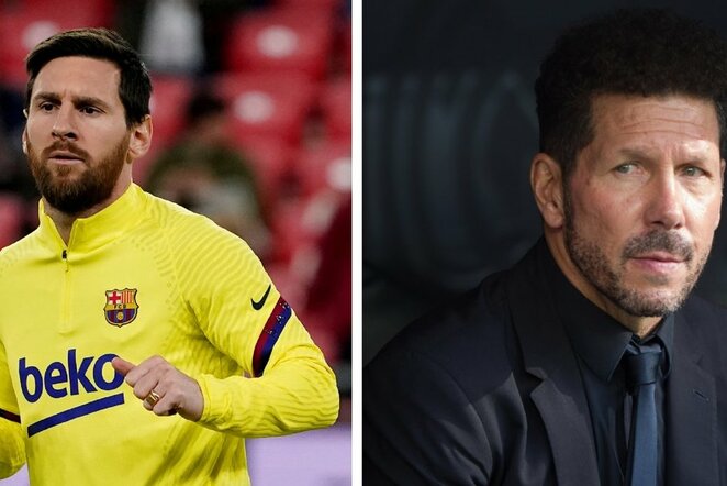 Lionelis Messi ir Diego Simeone | Scanpix nuotr.