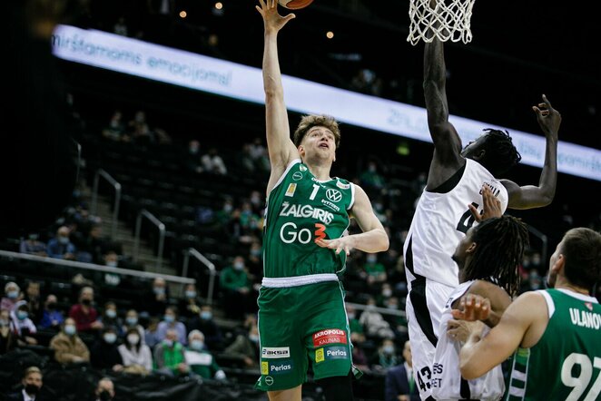 „Žalgiris“ – „Nevėžis-Optibet“ rungtynių akimirka | Eriko Ovčarenko / BNS foto nuotr.