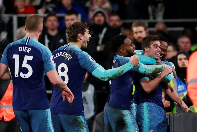 „Tottenham“ futbolininkų triumfas | Scanpix nuotr.