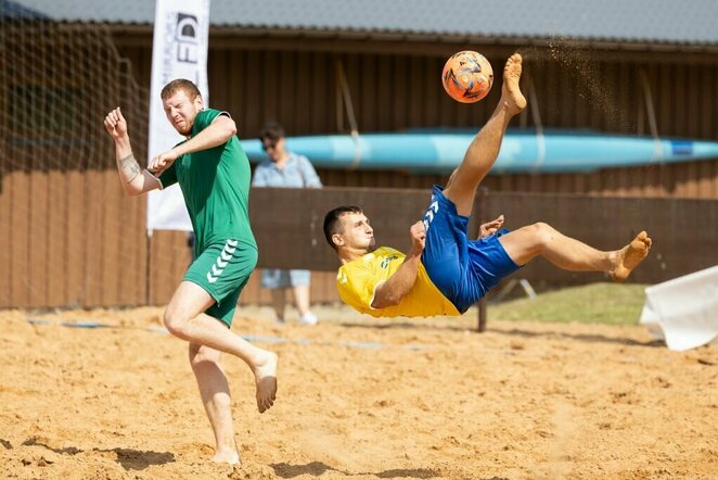 Lietuvos paplūdimio futbolo čempionato akimirka | Organizatorių nuotr.