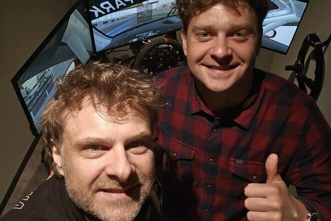 Garsenybės virtualiai išbandė būsimą „Lithuanian Motorsport Park“ trasą | Organizatorių nuotr.