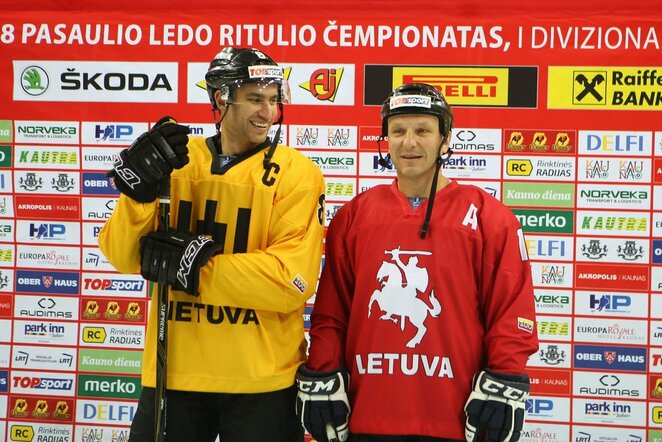 Dainius Zubrus ir Darius Kasparaitis | hockey.lt nuotr.