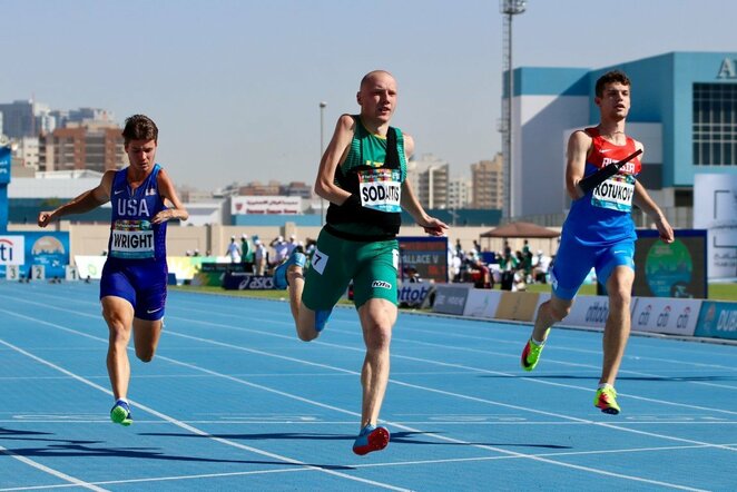 100 m bėgimo pusfinalis | Parateam.lt nuotr.