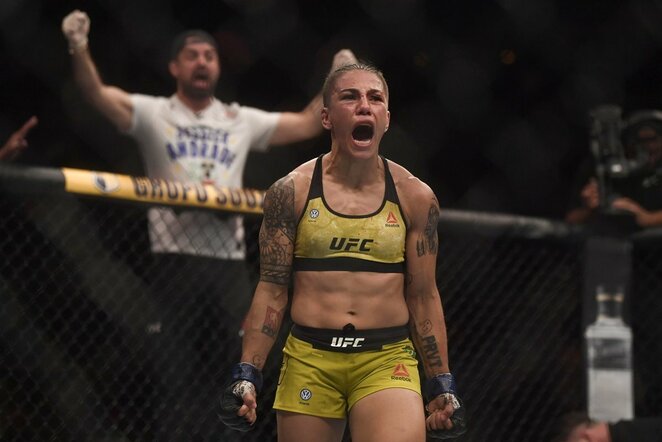 Jessica Andrade prieš Rose Namajunas | Scanpix nuotr.
