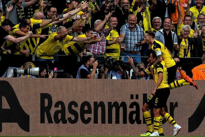„Borussia“ – „RB Leipzig“ rungtynių akimirka | Scanpix nuotr.