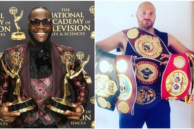 Deontay Wilderis ir Tysonas Fury | Instagram.com nuotr