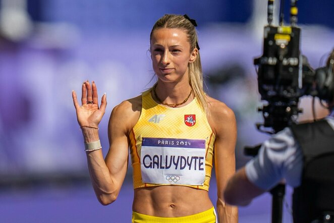 Gabija Galvydytė olimpiados paguodos bėgime | Vytauto Dranginio/LTOK nuotr.