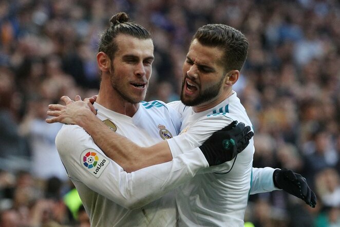 Garethas Bale'as ir Nacho | Scanpix nuotr.