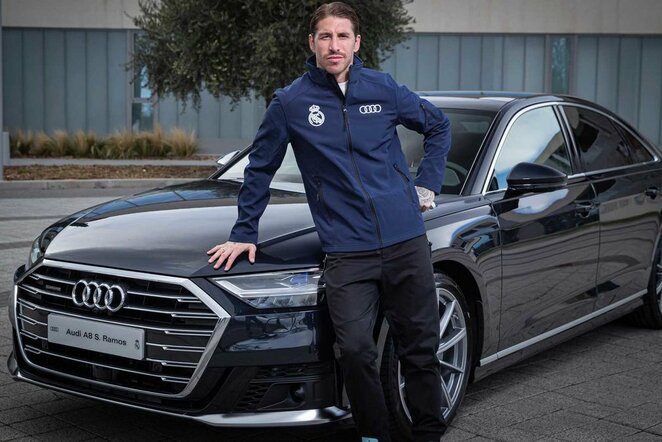 Sergio Ramoso „Audi A8“ – 101,325 tūkst. eurų. | Instagram.com nuotr