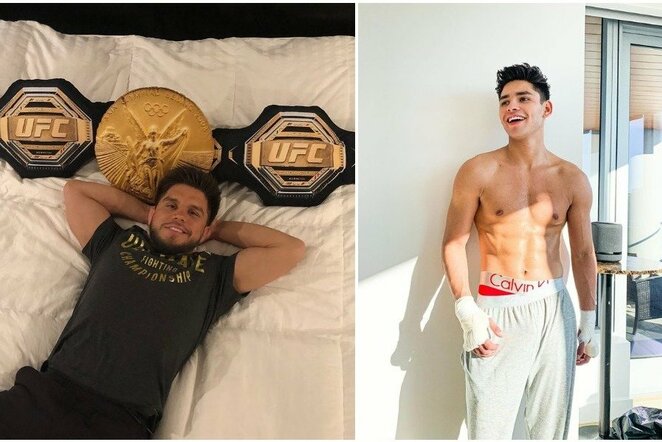 Henry Cejudo ir Ryanas Garcia | Instagram.com nuotr
