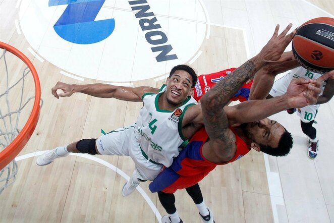 CSKA – „Žalgiris“ rungtynių akimirka | Euroleague nuotr.