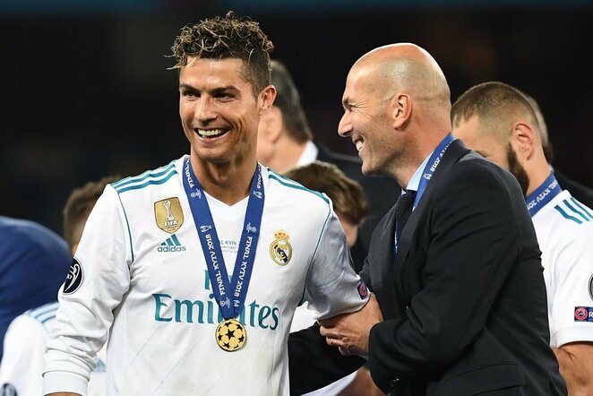 Cristiano Ronaldo ir Zinedinas Zidanas | Scanpix nuotr.