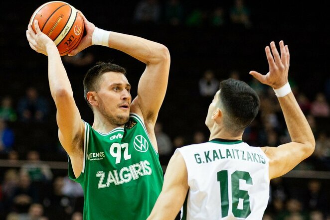 „Žalgiris“ – „Nevėžis“ rungtynių akimirka Mariaus Vizbaro / BNS foto nuotr.