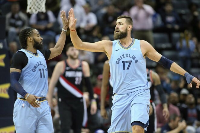 Conley ir Valančiūnas | Scanpix nuotr.