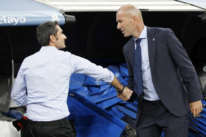 E.Valverde ir Z.Zidane'as | Scanpix nuotr.