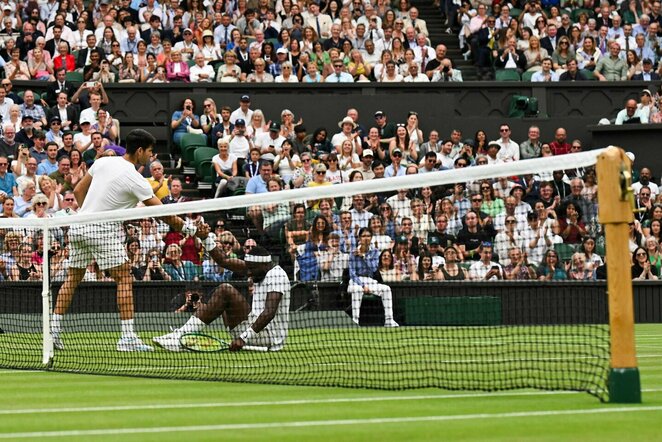 Carlosas Alcarazas ir Francesas Tiafoe | Scanpix nuotr.